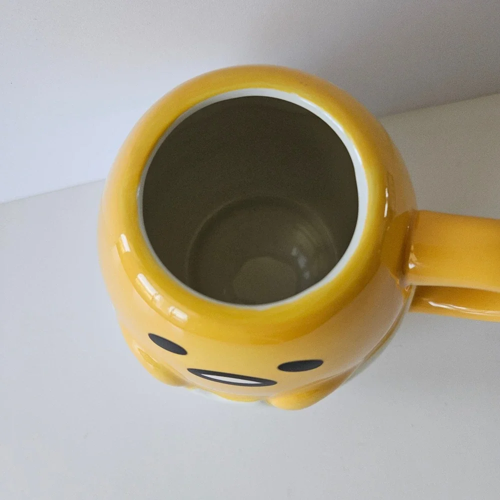 NEW Sanrio‎ Gudetama Lazy Egg Mug Cup 20oz Sculpted Silver Buffalo World Market